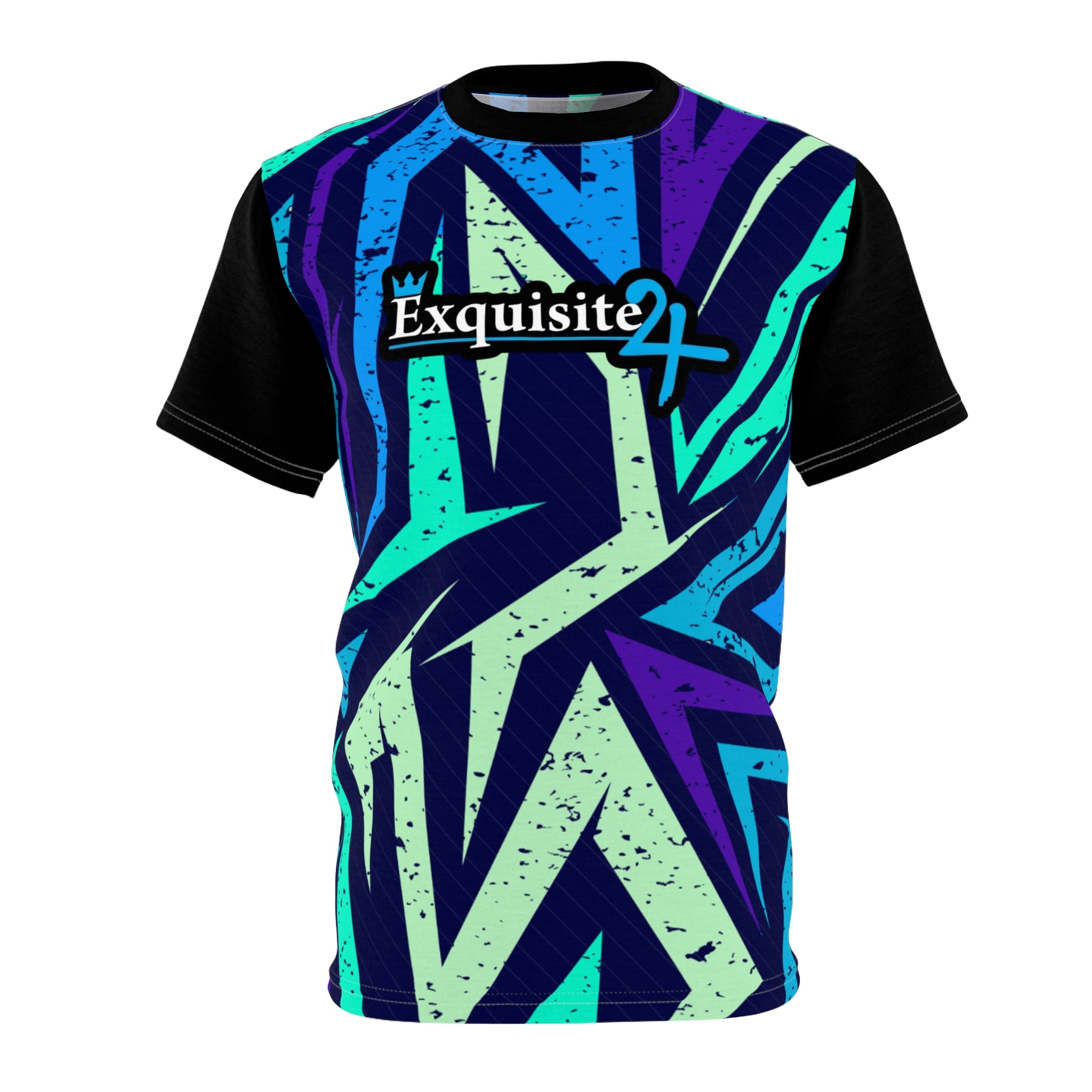 Exquisite 24 Neon Starburst All-Over Print Tee