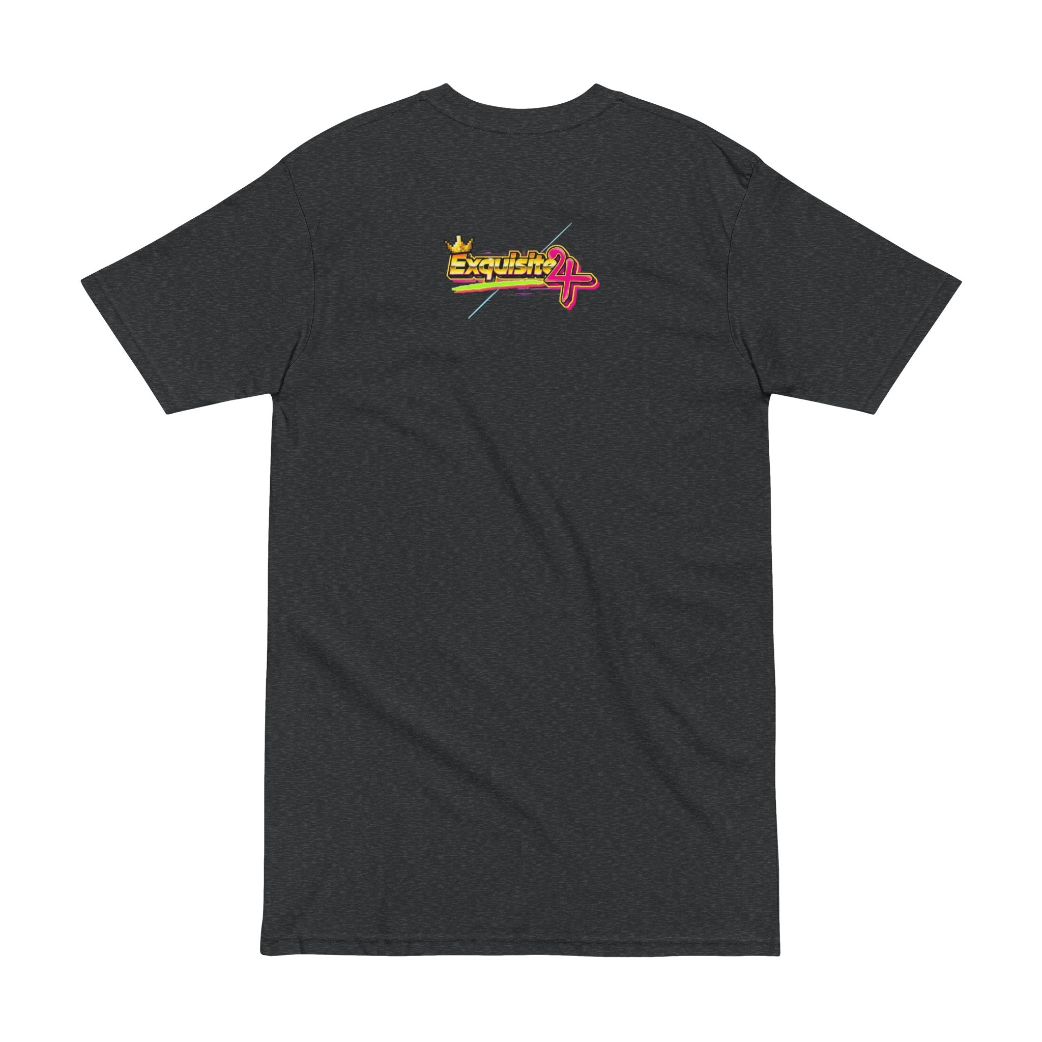 Retro Flamingo Triangle Tee — 'Exquisite 24' 80s Sunset Graphic Shirt