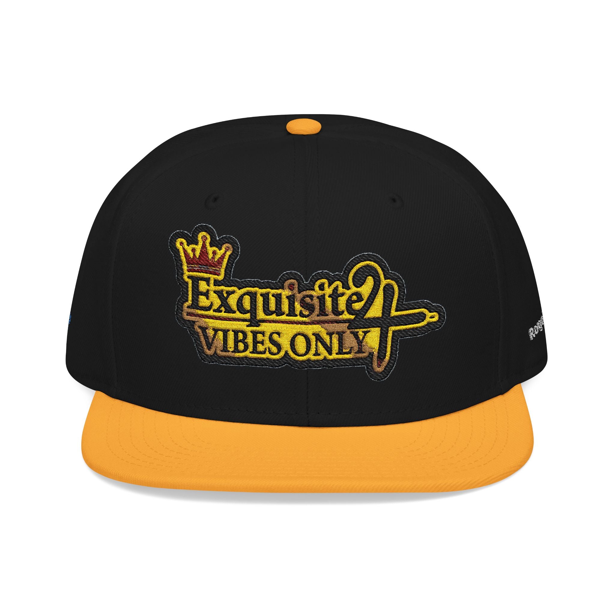 Exquisite 24 VIBES ONLY Embroidered Snapback Hat — Vintage Script Logo Streetwear Cap