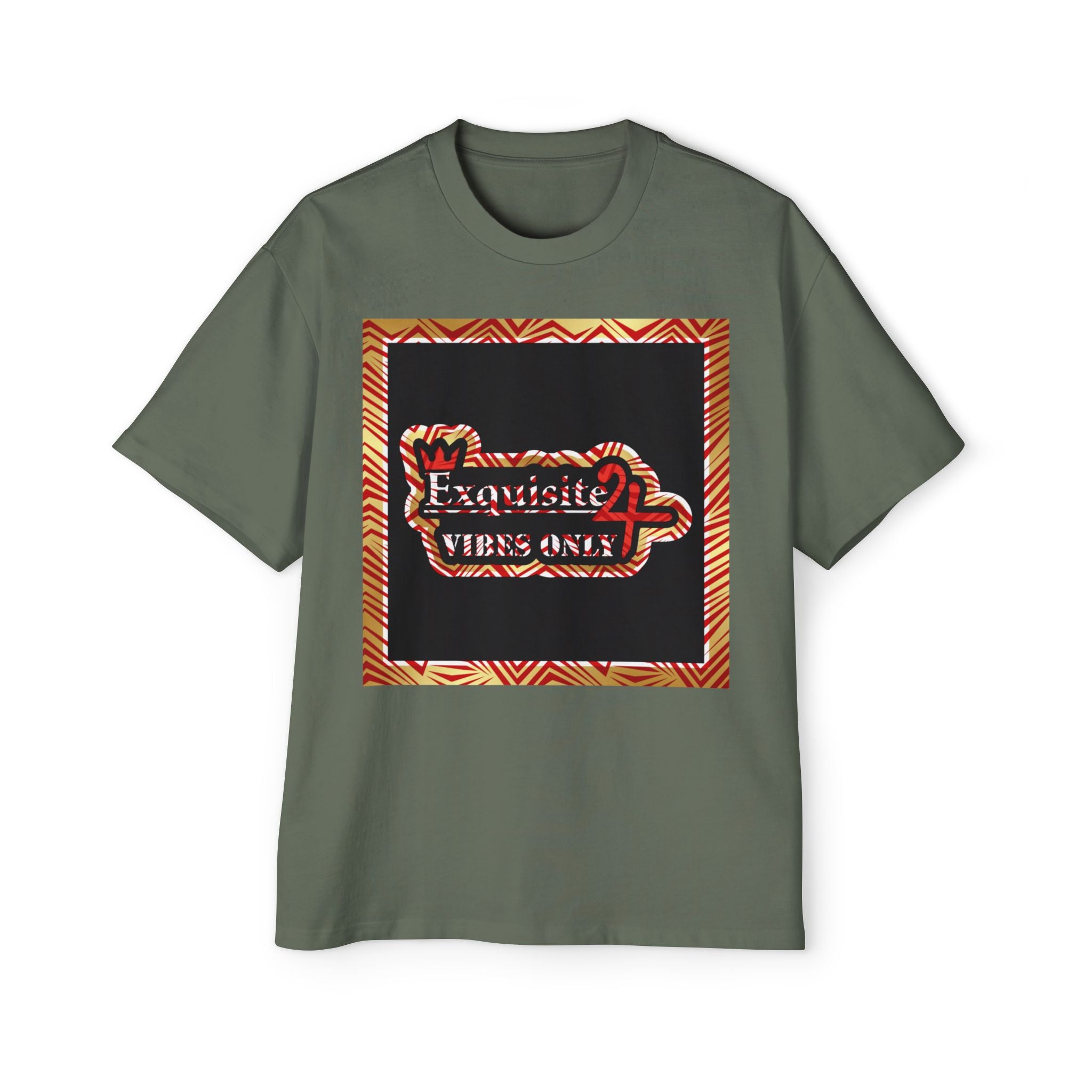 Exquisite 24 Vibes Only Patterned Frame Tee