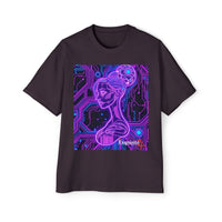 Cyberpunk Goddess Graphic Tee Oversized Men's T-Shirt