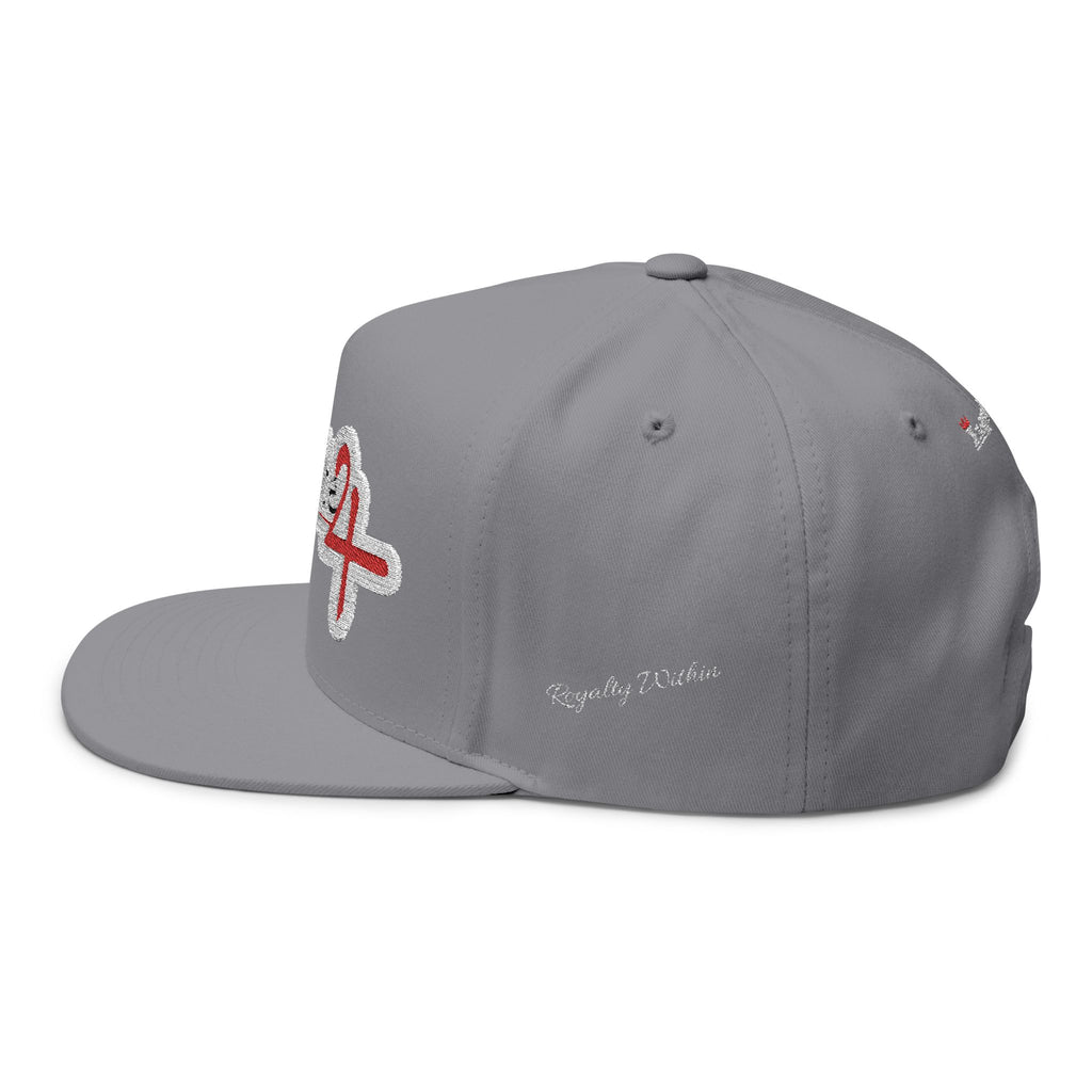 Classic Exquisite 24 Embroidered Flat Bill Cap