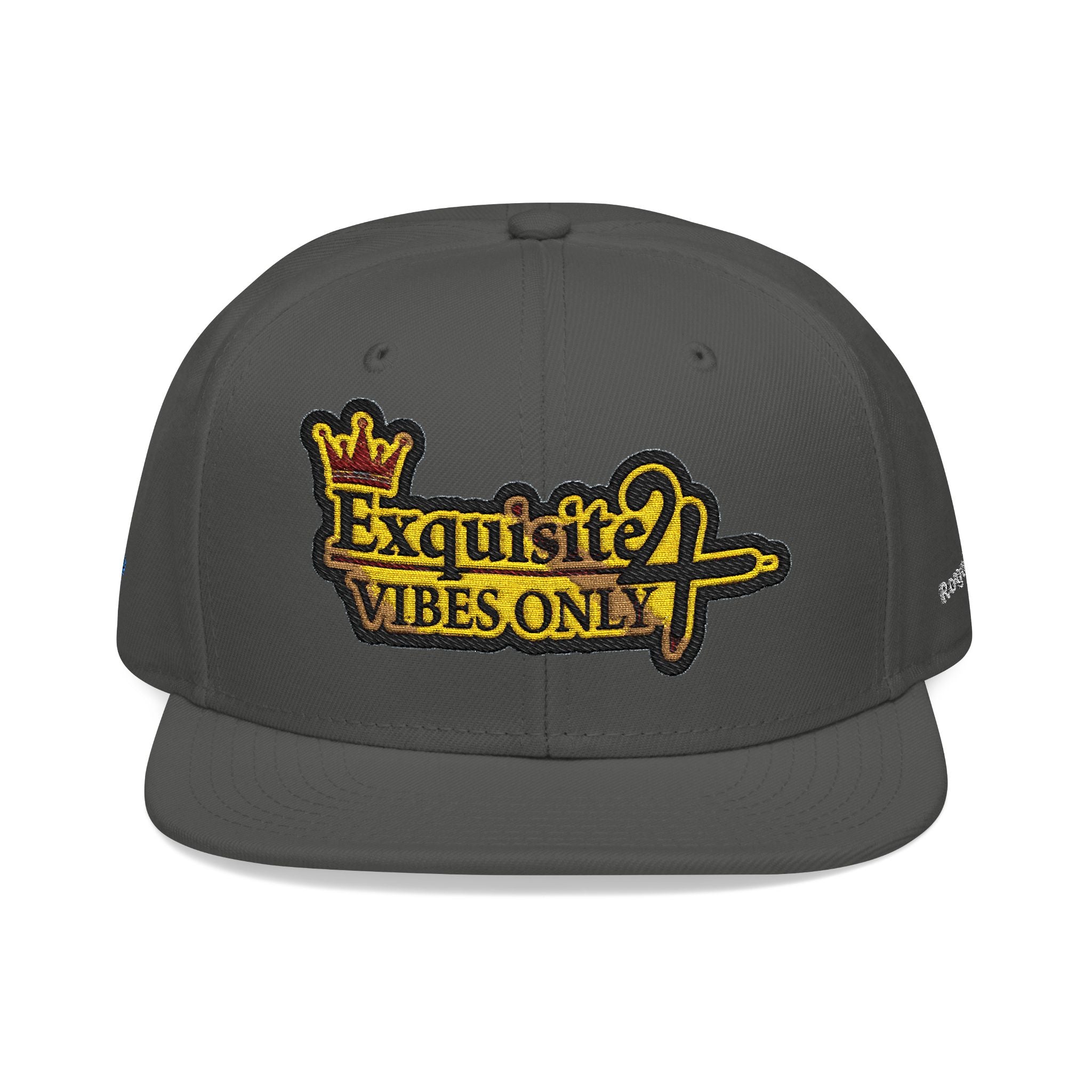 Exquisite 24 VIBES ONLY Embroidered Snapback Hat — Vintage Script Logo Streetwear Cap
