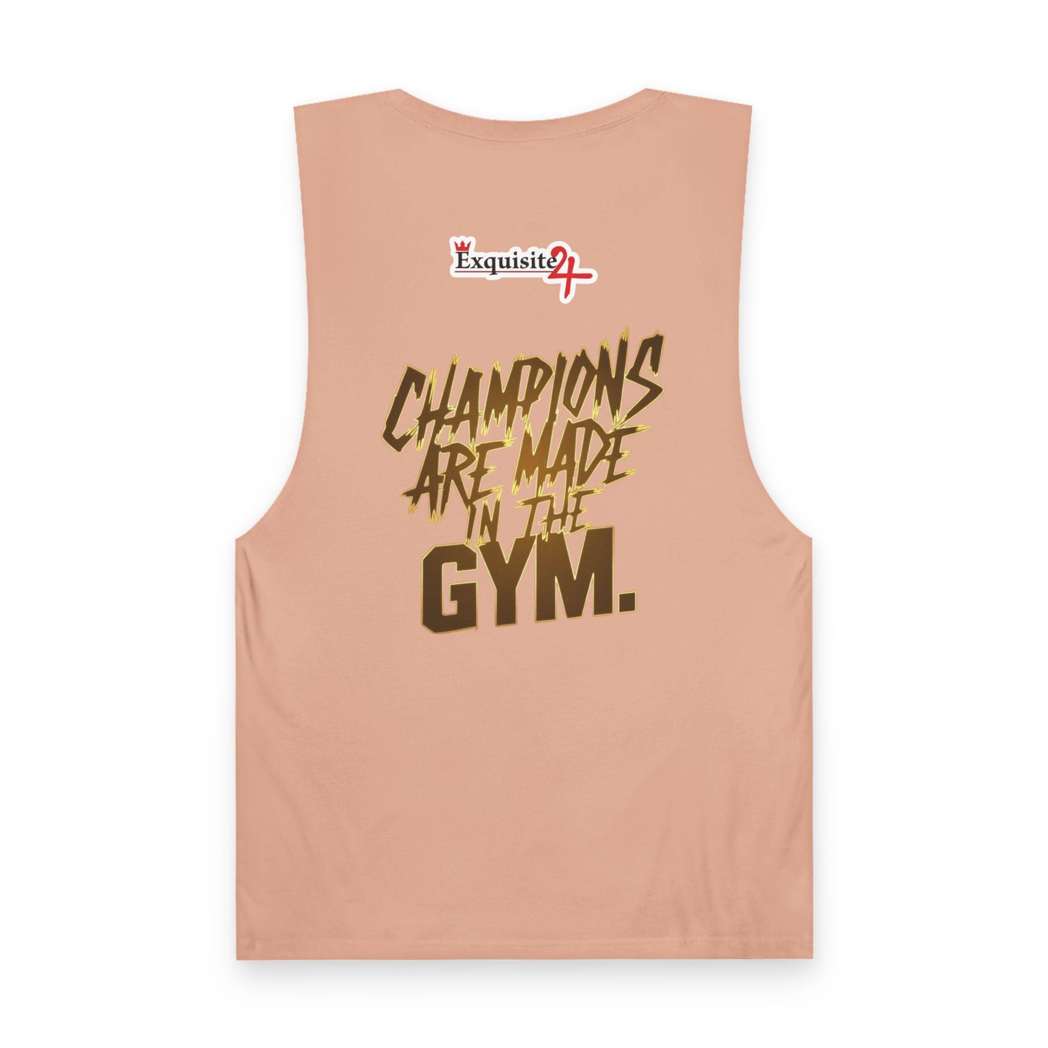 'Champions Are Made in the Gym' Weightlifting Graphic Tank
