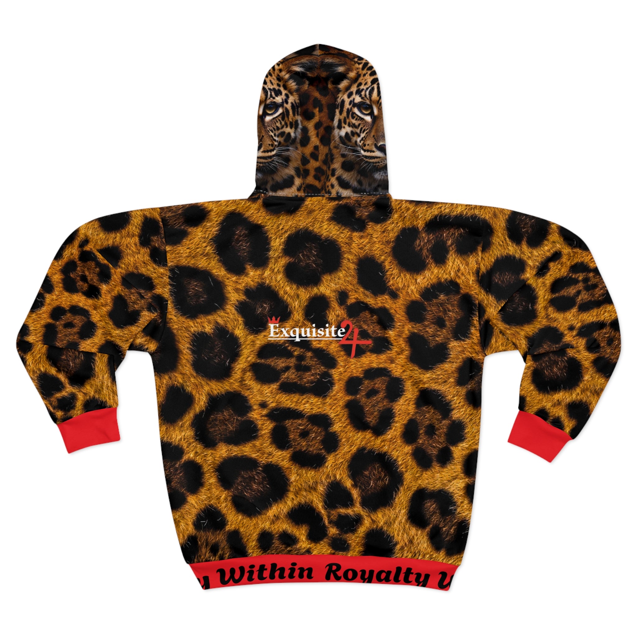 Leopard Print Exquisite 24 Zip Hoodie