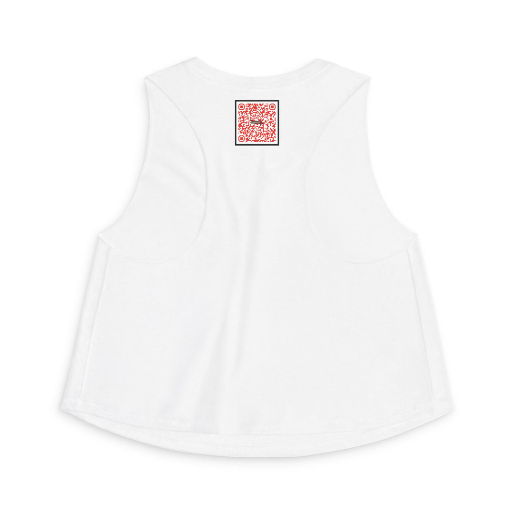 Native Inspired Tribal Portrait Crop Top — Boho Aztec Graphic Women's Tank