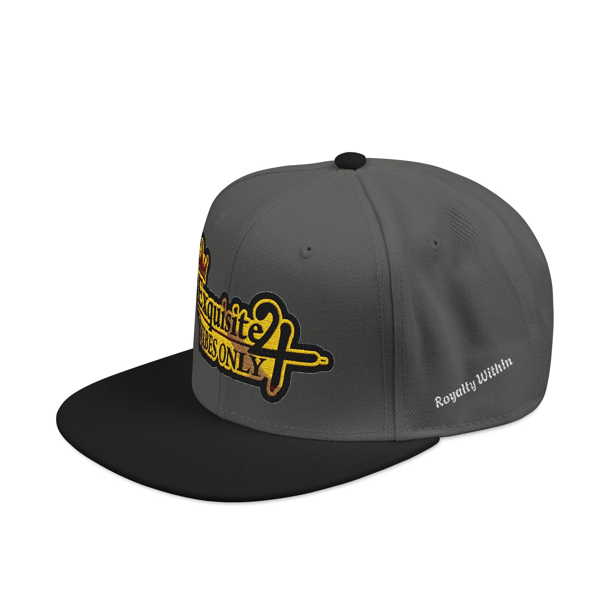 Exquisite 24 VIBES ONLY Embroidered Snapback Hat — Vintage Script Logo Streetwear Cap
