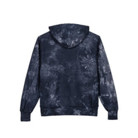 Tie-Dye Embroidered Hoodie - Exquisite 24 Black & Gold Patch