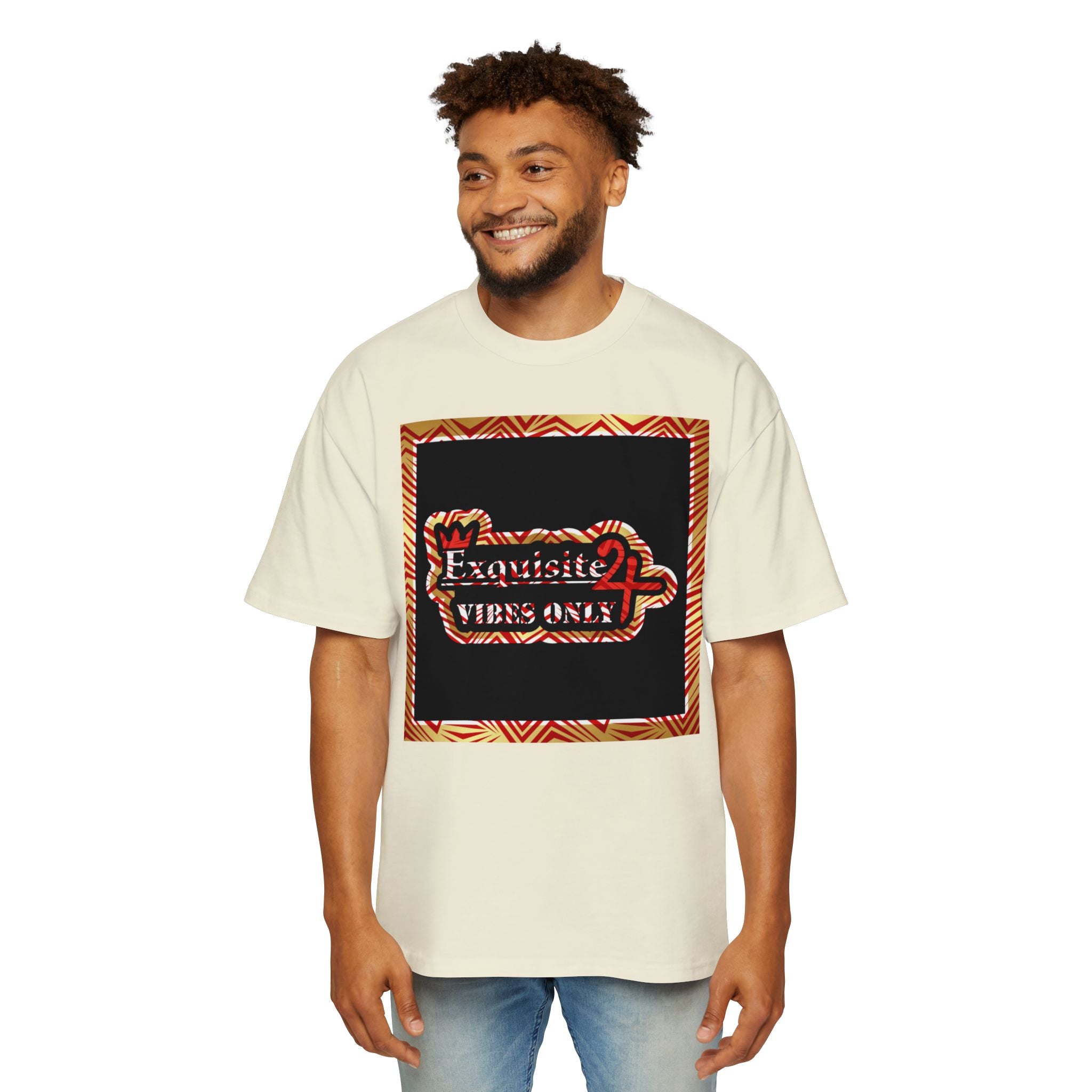 Exquisite 24 Vibes Only Patterned Frame Tee