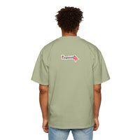 Astronaut Warrior Graphic Tee — Men's Sci‑Fi Space Gamer Oversized Shirt