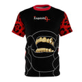 Red Leopard Gold Grillz Graphic Tee