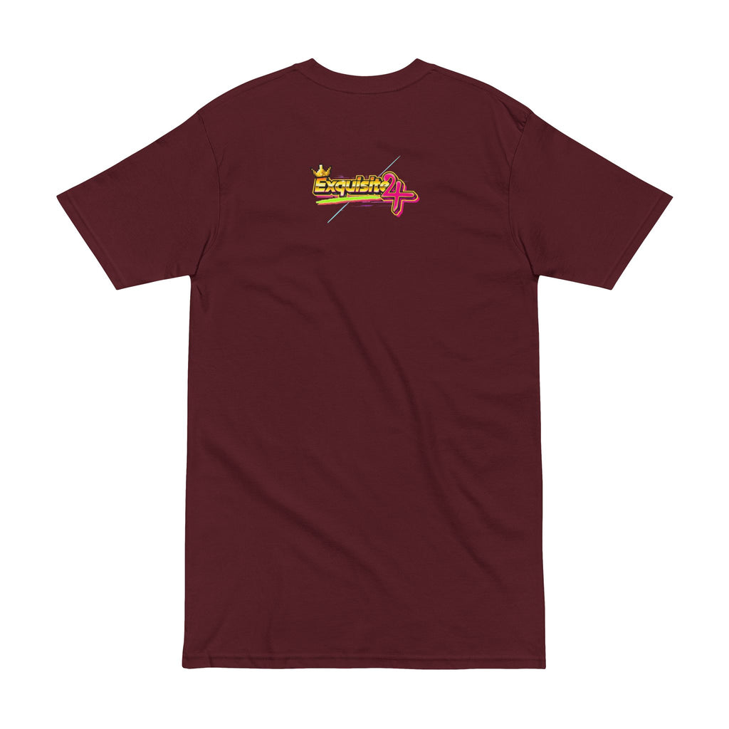 Retro Flamingo Triangle Tee — 'Exquisite 24' 80s Sunset Graphic Shirt