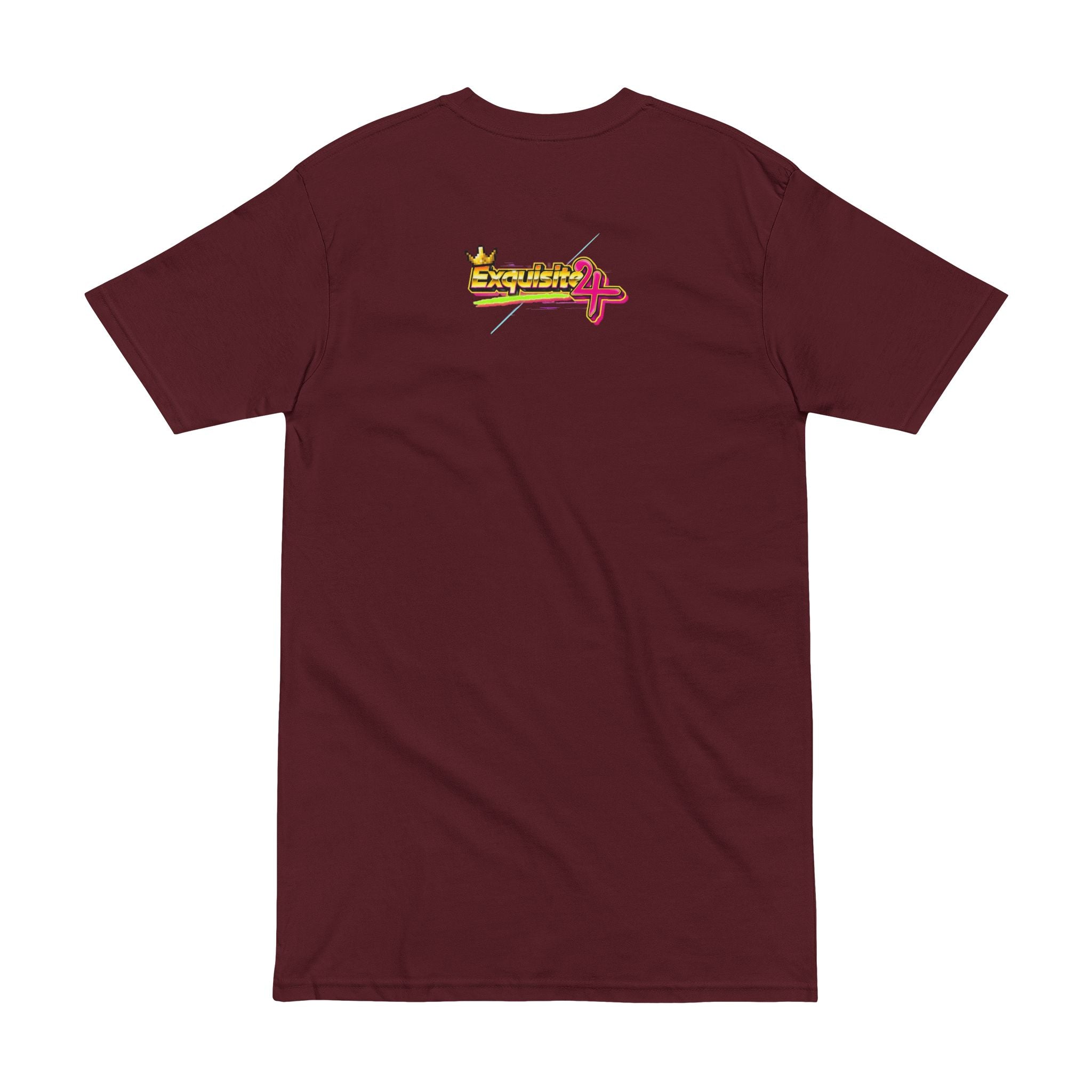 Retro Flamingo Triangle Tee — 'Exquisite 24' 80s Sunset Graphic Shirt