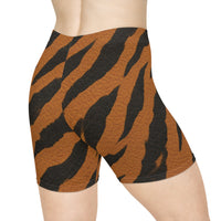 Tiger Stripe Biker Shorts