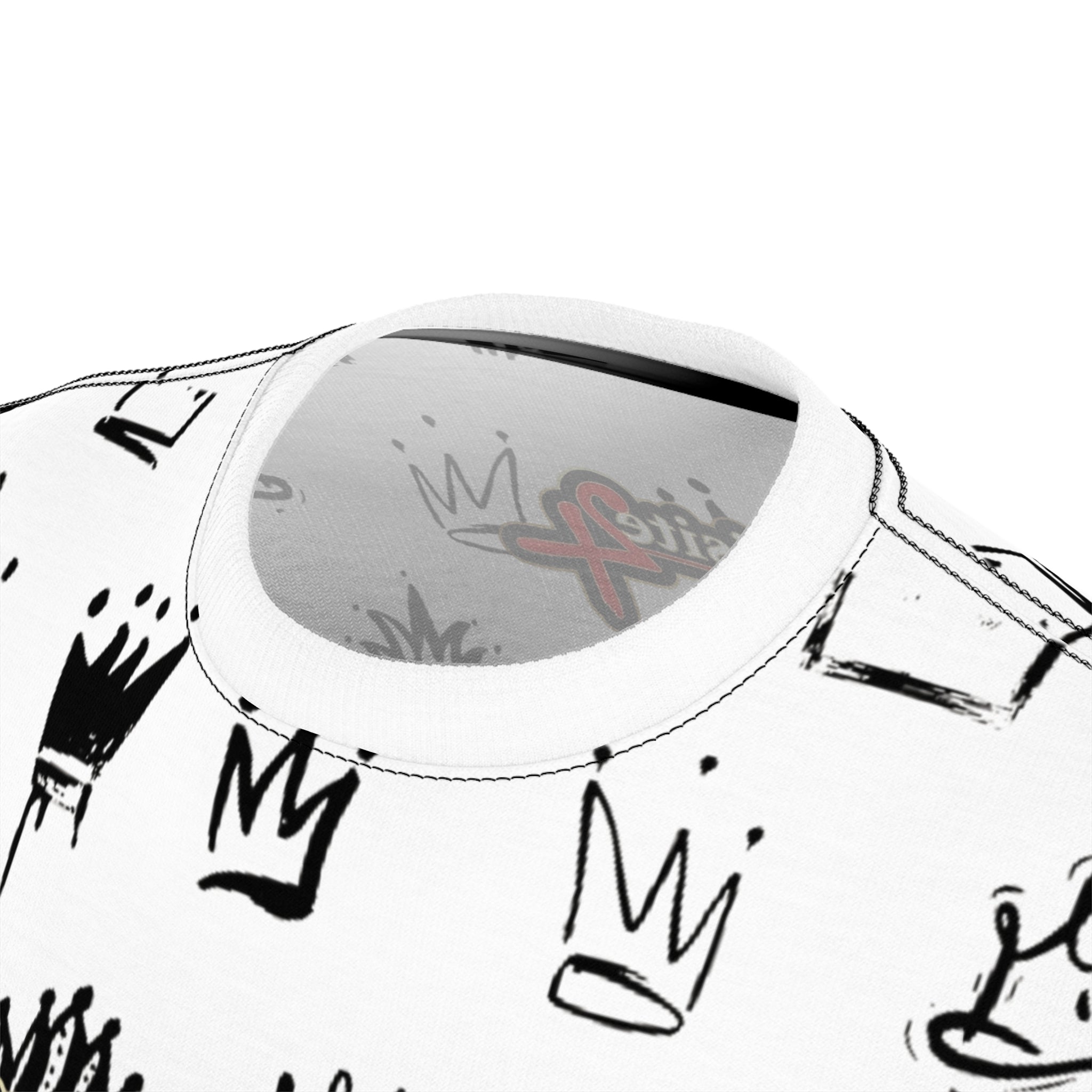 Crown Graffiti All-Over Print Tee — Exquisite 24 Logo