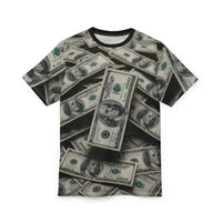 All-Over Money Print Tee — Cash Pattern Graphic Shirt