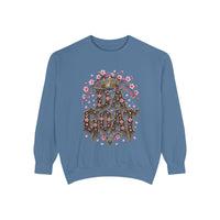 "DA GOAT" Floral Women's Graphic Sweatshirt