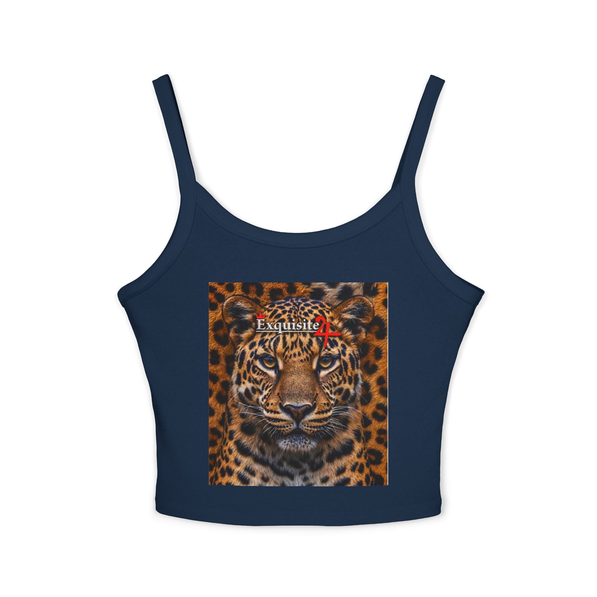 Exquisite 24 Leopard Print Women's Spaghetti Tank