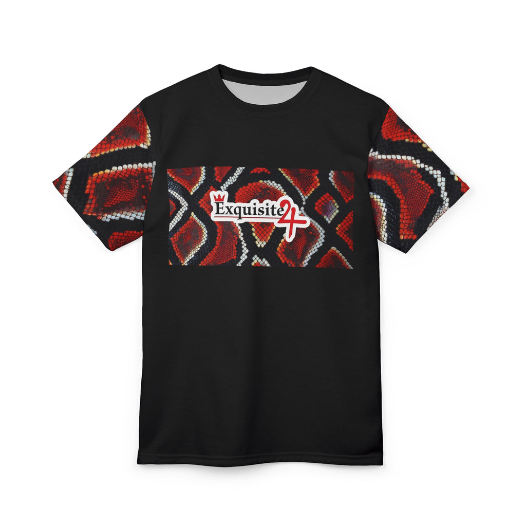 Exquisite 24 Red Snake Print Tee