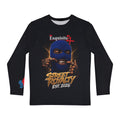 Men's 'Street Royalty Est. 2026' Blue Mask Long Sleeve Shirt