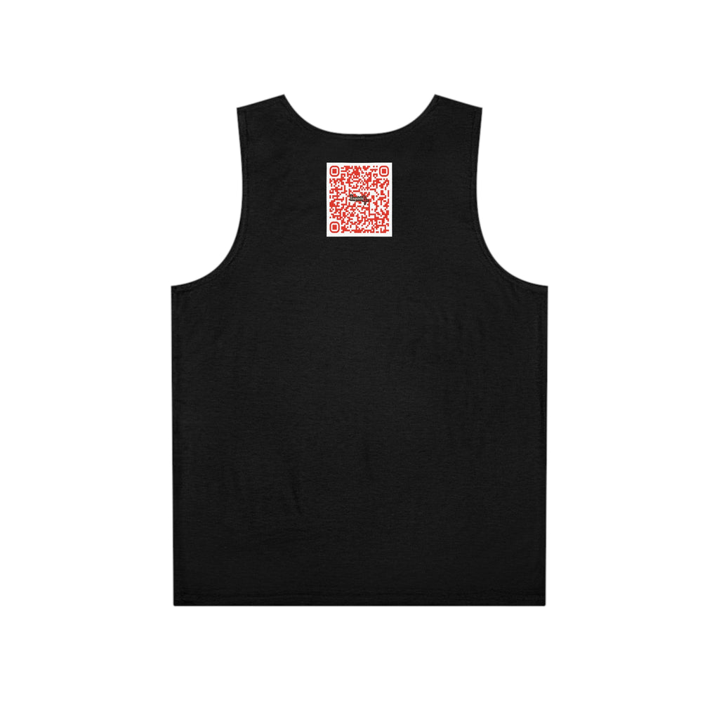 Exquisite 24 Black Graphic Tank Top — Men's Streetwear All-Over Print