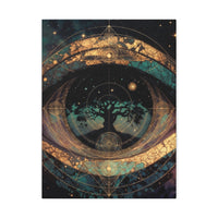 Mystic Eye Tree of Life Stretched Canvas