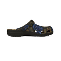 Blue Rose Pattern EVA Foam Clogs