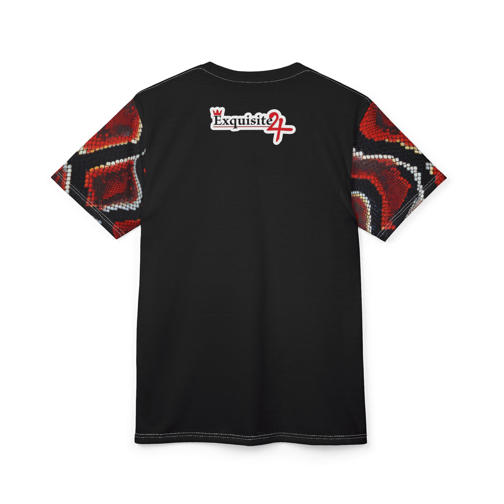 Exquisite 24 Red Snake Print Tee