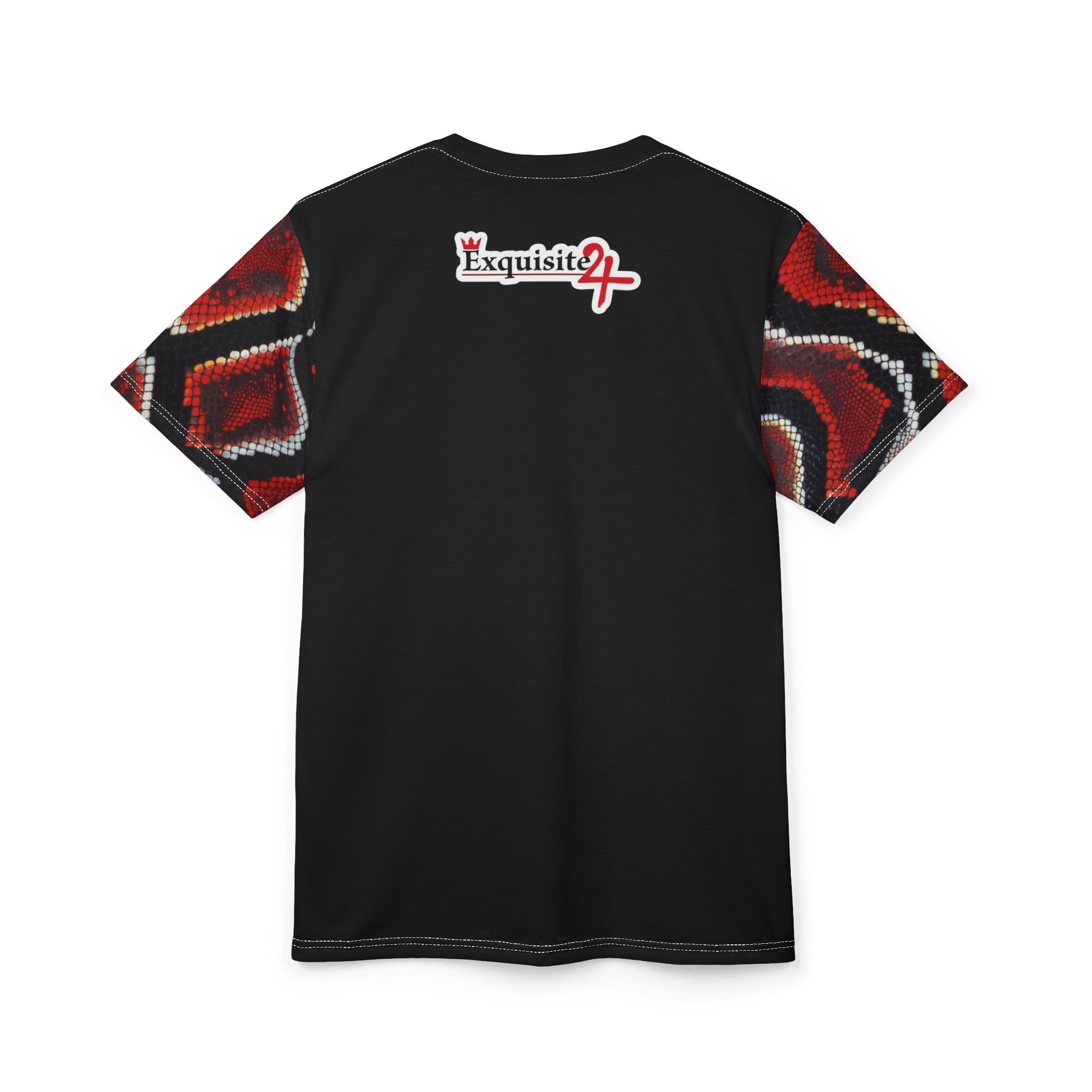 Exquisite 24 Red Snake Print Tee