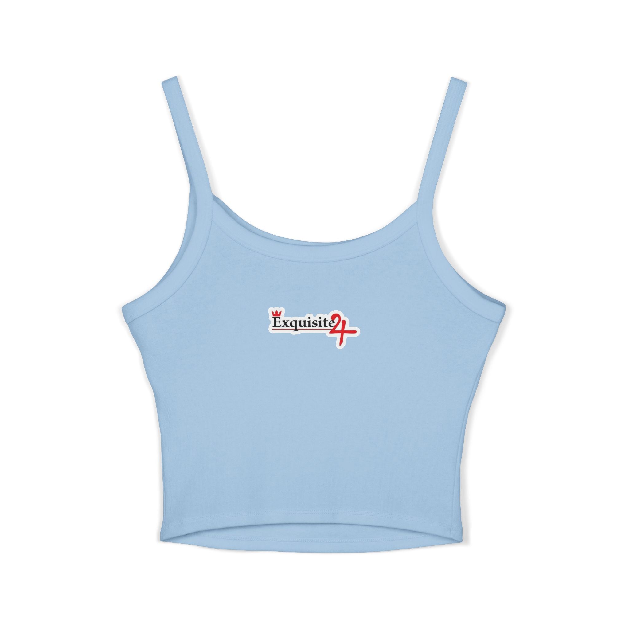 Women's Cami Tank Top — 'Exquisite 24' Camo Logo Crop Tank