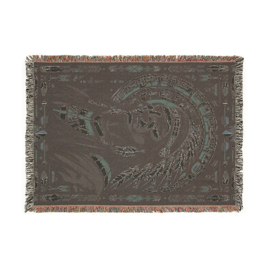 Native Chief Tapestry Blanket