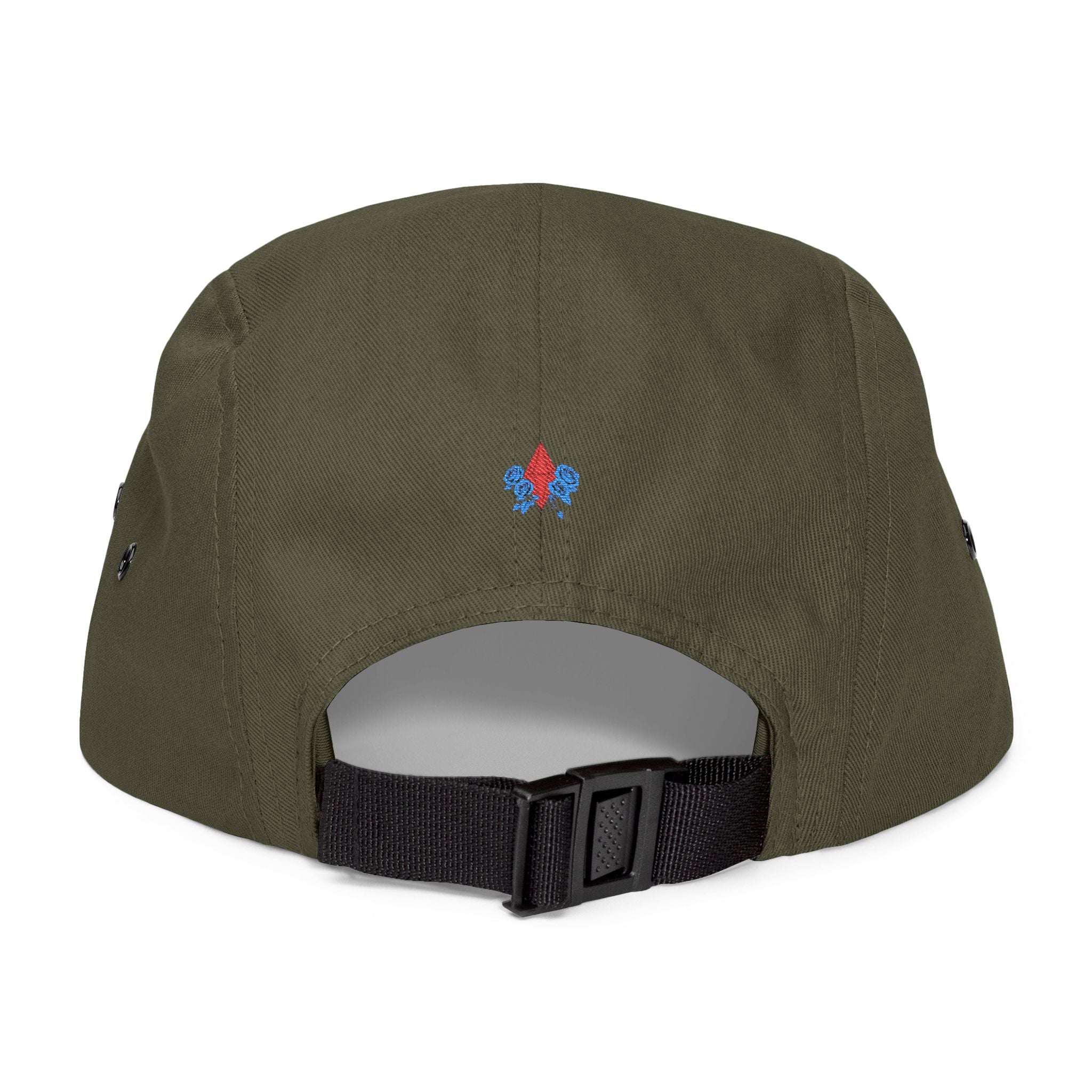 Embroidered 5-Panel Cap — 'Exquisite 24' Logo Streetwear Hat