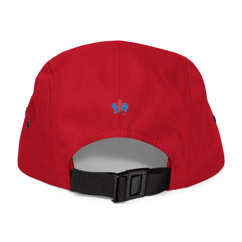Embroidered 5-Panel Cap — 'Exquisite 24' Logo Streetwear Hat