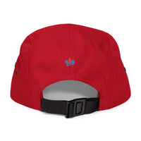 Embroidered 5-Panel Cap — 'Exquisite 24' Logo Streetwear Hat