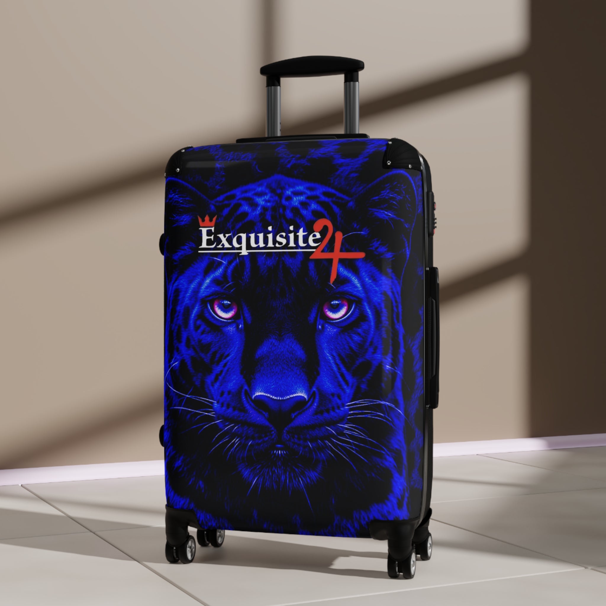 Blue Panther Carry-On Suitcase – Exquisite 24 Travel Luggage