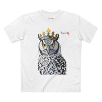 White Crowned Owl Graphic Tee
