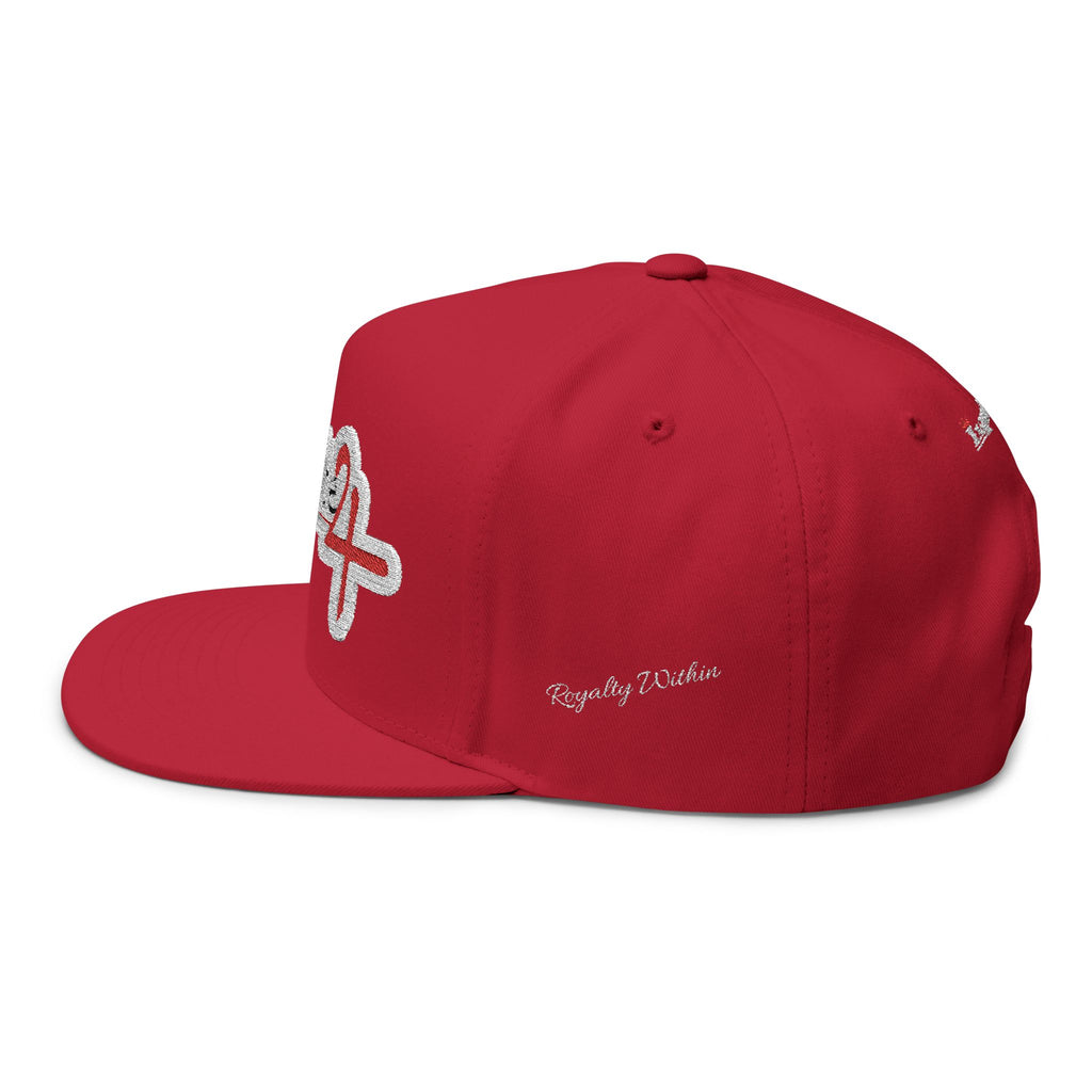 Classic Exquisite 24 Embroidered Flat Bill Cap
