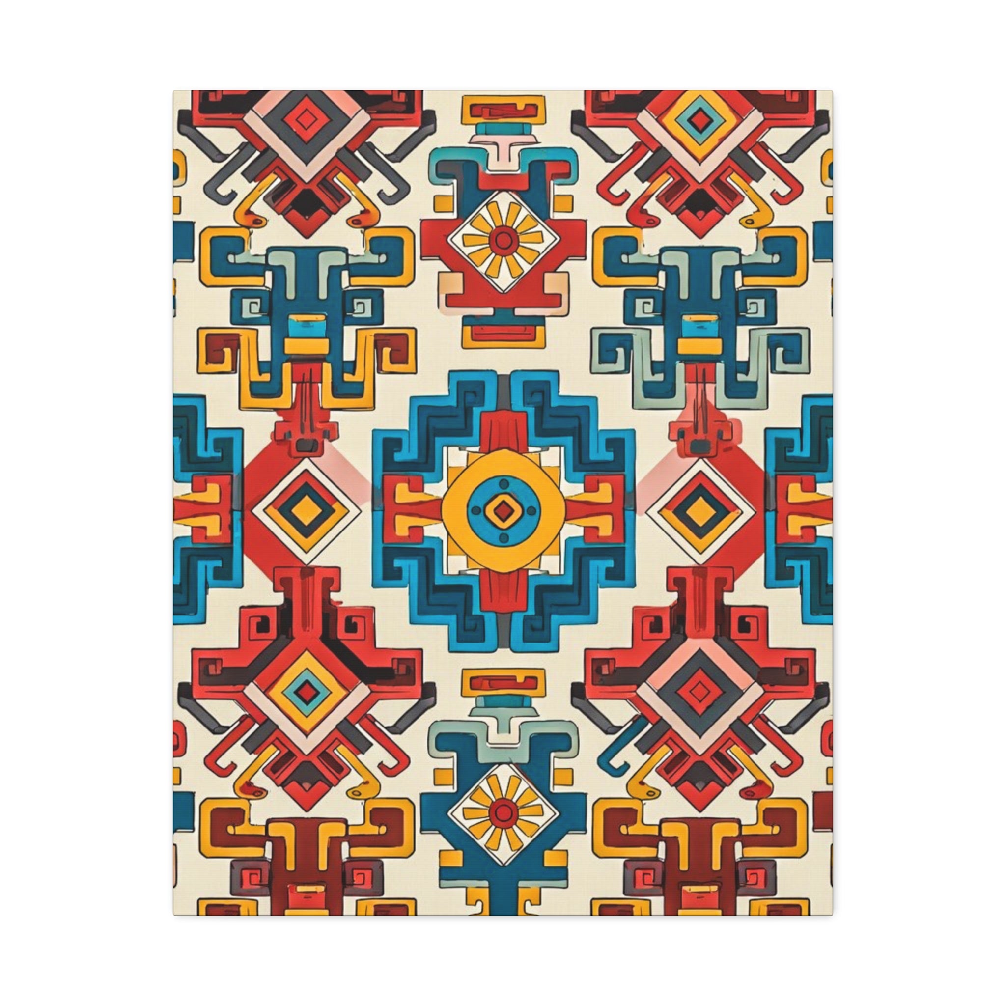 Southwestern Geometric Canvas Print