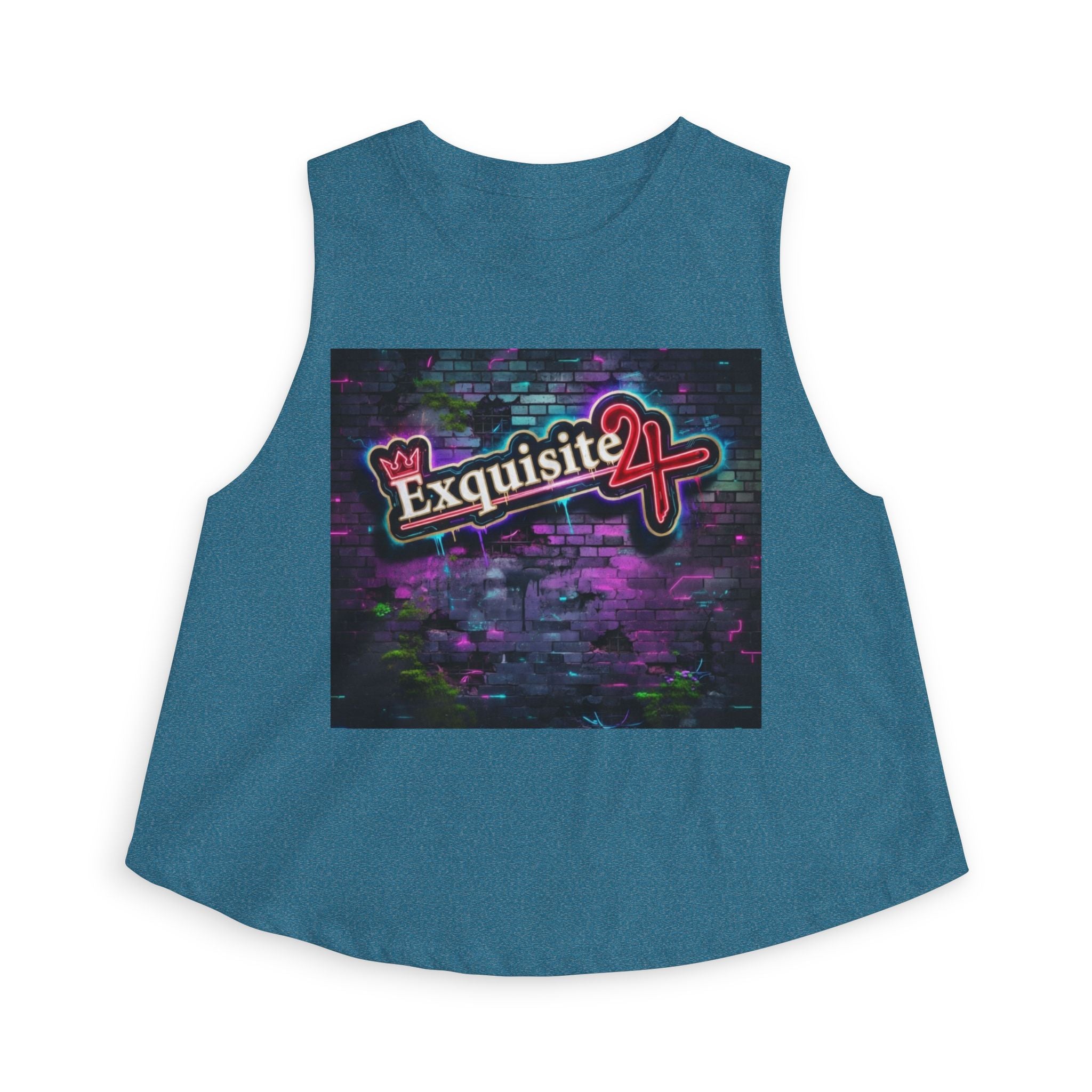 Crop Top — Graffiti Wall Logo Graphic Tank