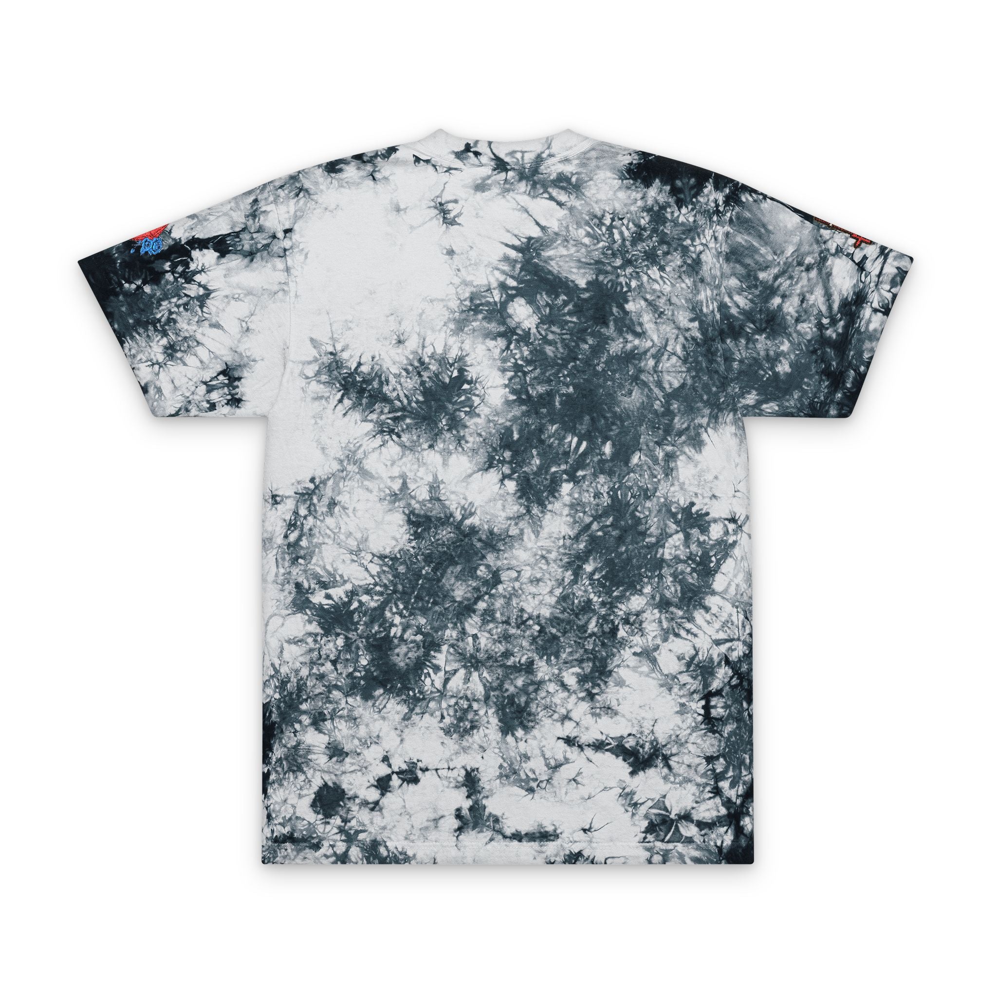 Tie-Dye Spiral 'Royal Within' Embroidered T-Shirt