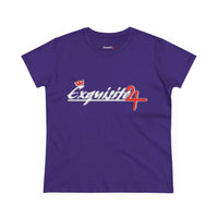 Cursive Exquisite 24 Red Accent Logo Women's Graphic Tee
