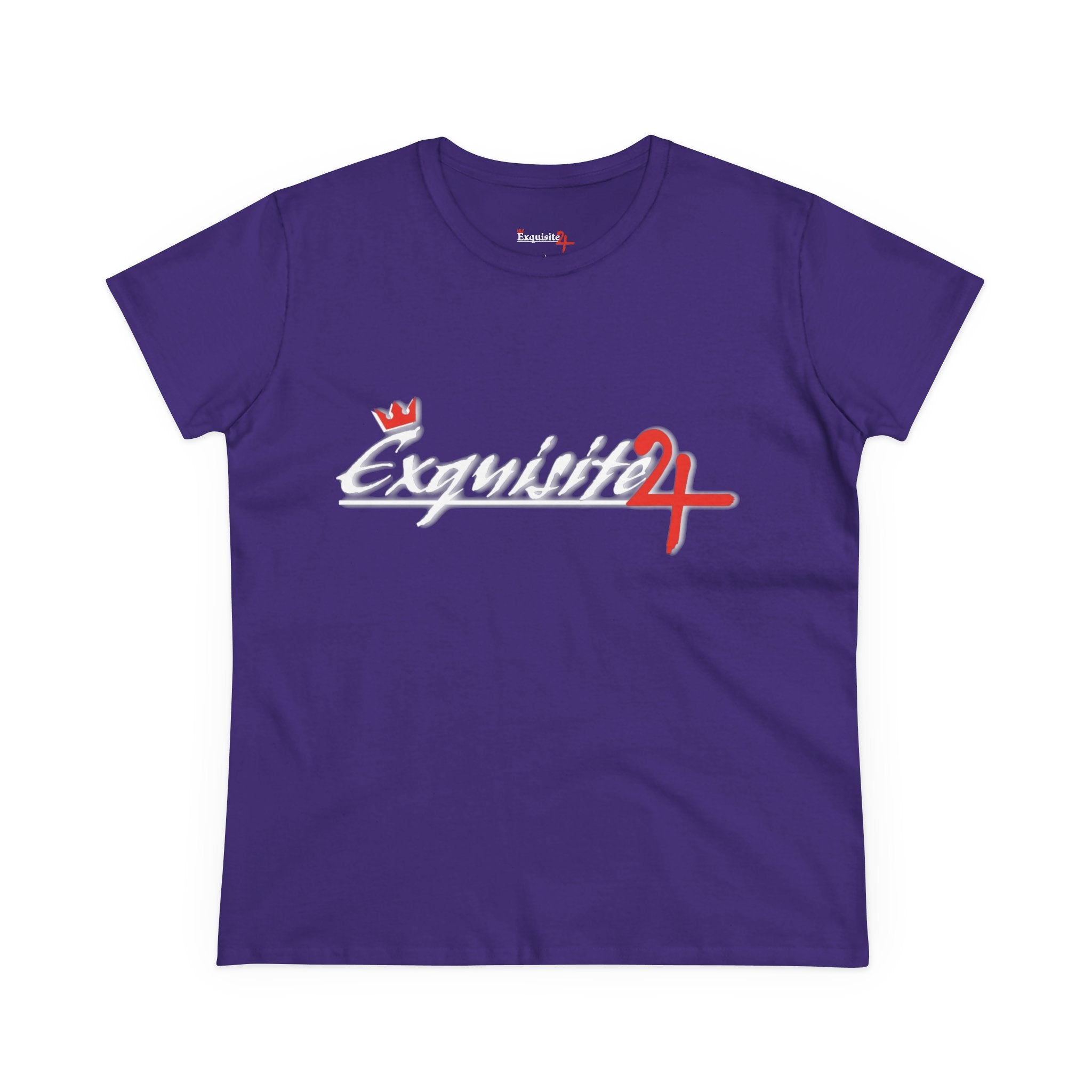 Cursive Exquisite 24 Red Accent Logo Women's Graphic Tee