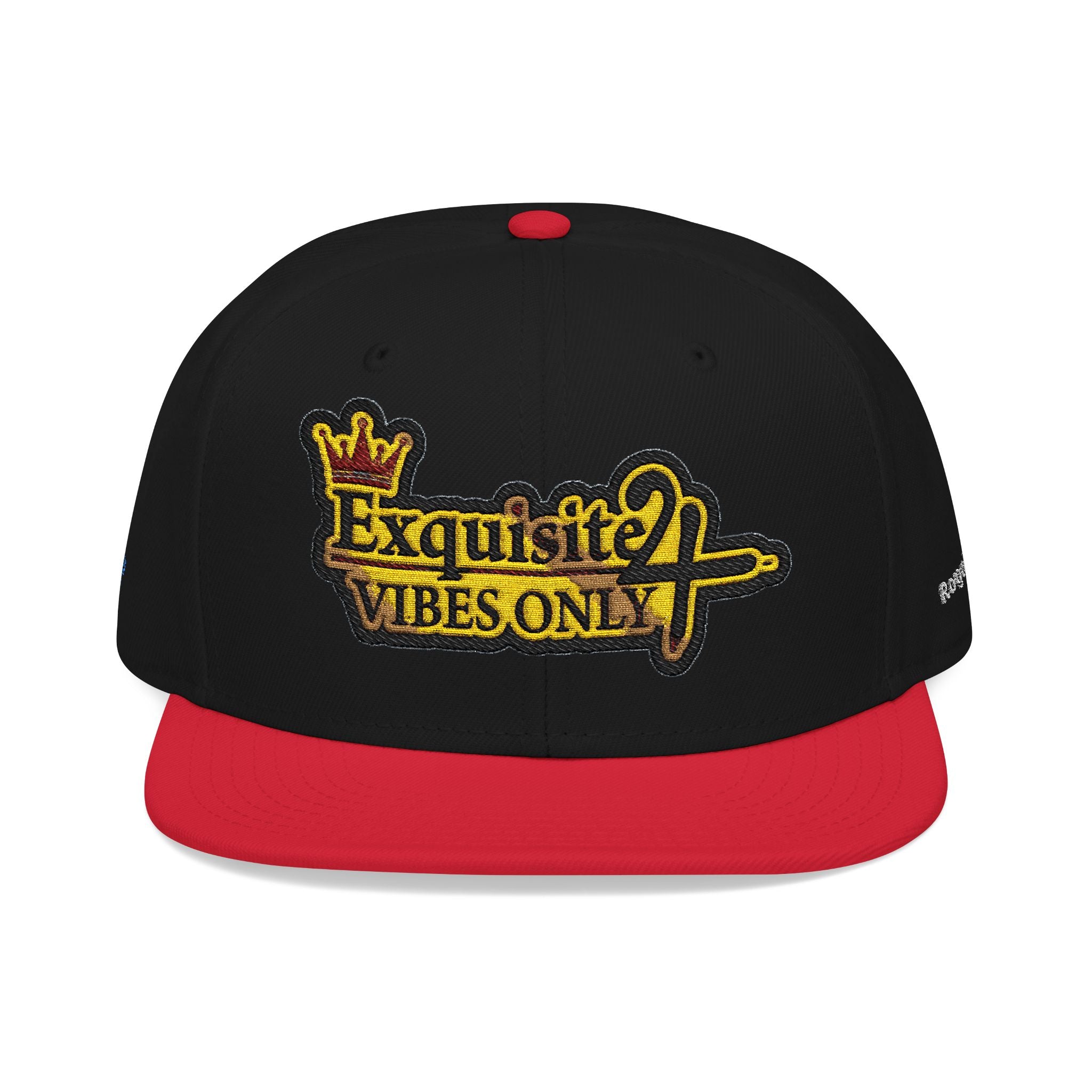 Exquisite 24 VIBES ONLY Embroidered Snapback Hat — Vintage Script Logo Streetwear Cap