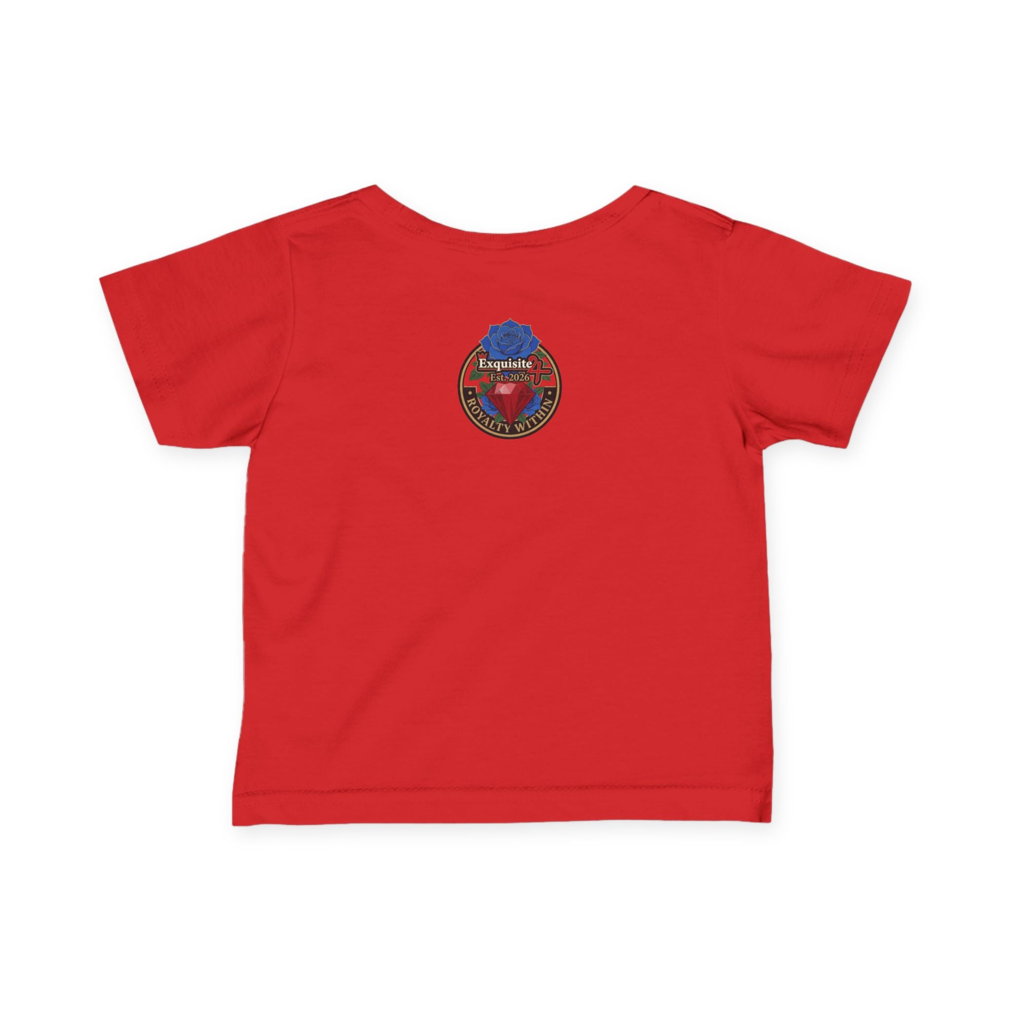 Infant Tee — "Daddy's Prince" Baby T‑Shirt with Crowned Angel Design