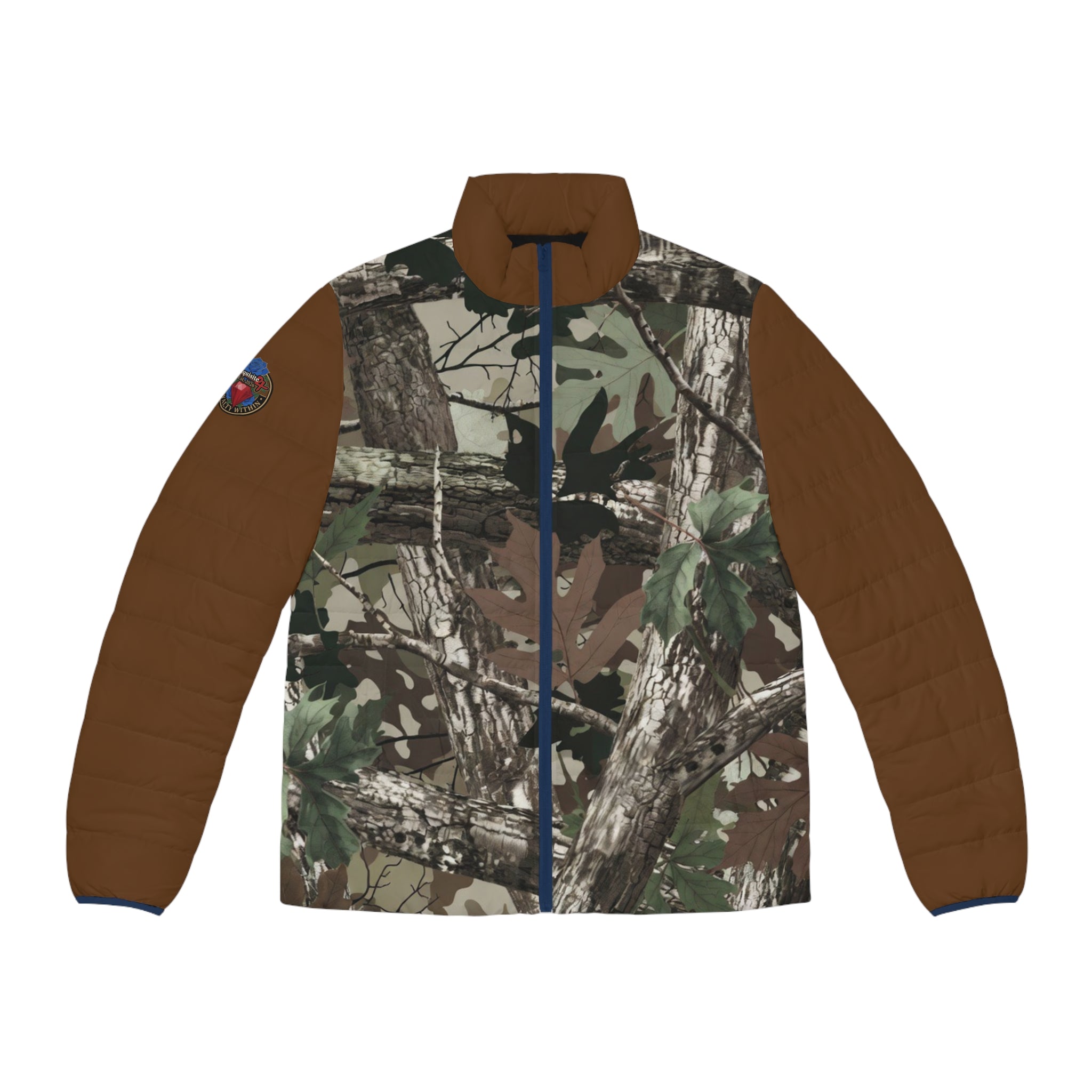Camo Puffer Jacket — Men's Realtree-Inspired Outdoor Winter Coat