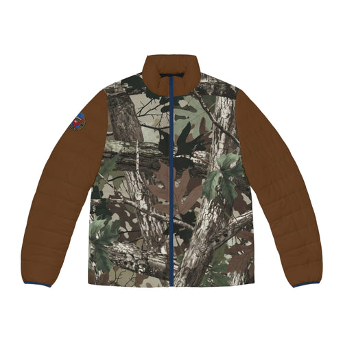 Camo Puffer Jacket — Men's Realtree-Inspired Outdoor Winter Coat