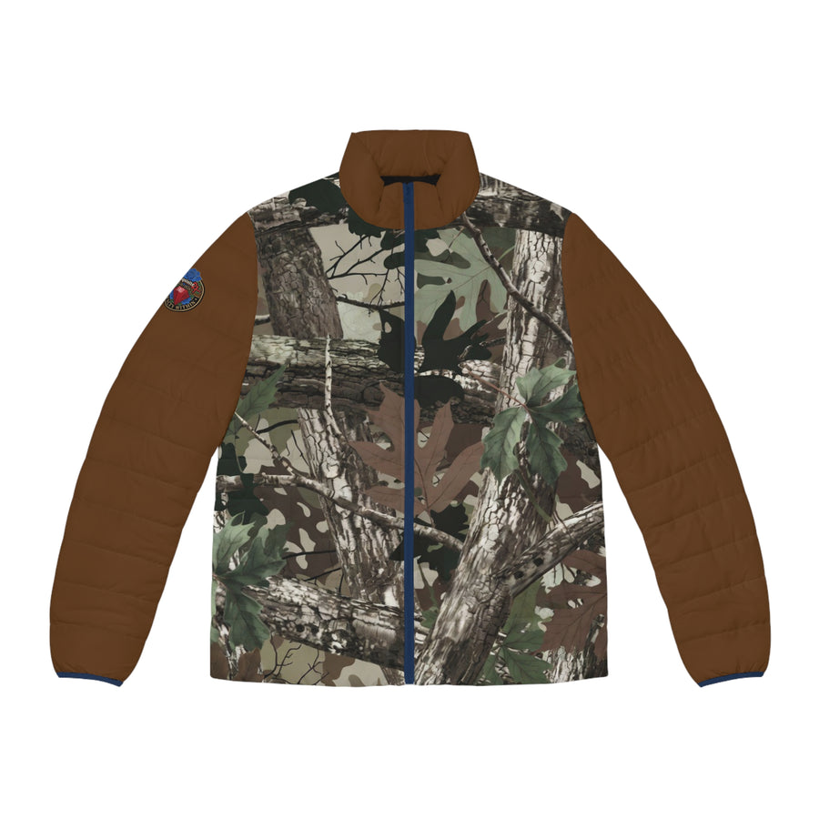 Camo Puffer Jacket — Men's Realtree-Inspired Outdoor Winter Coat