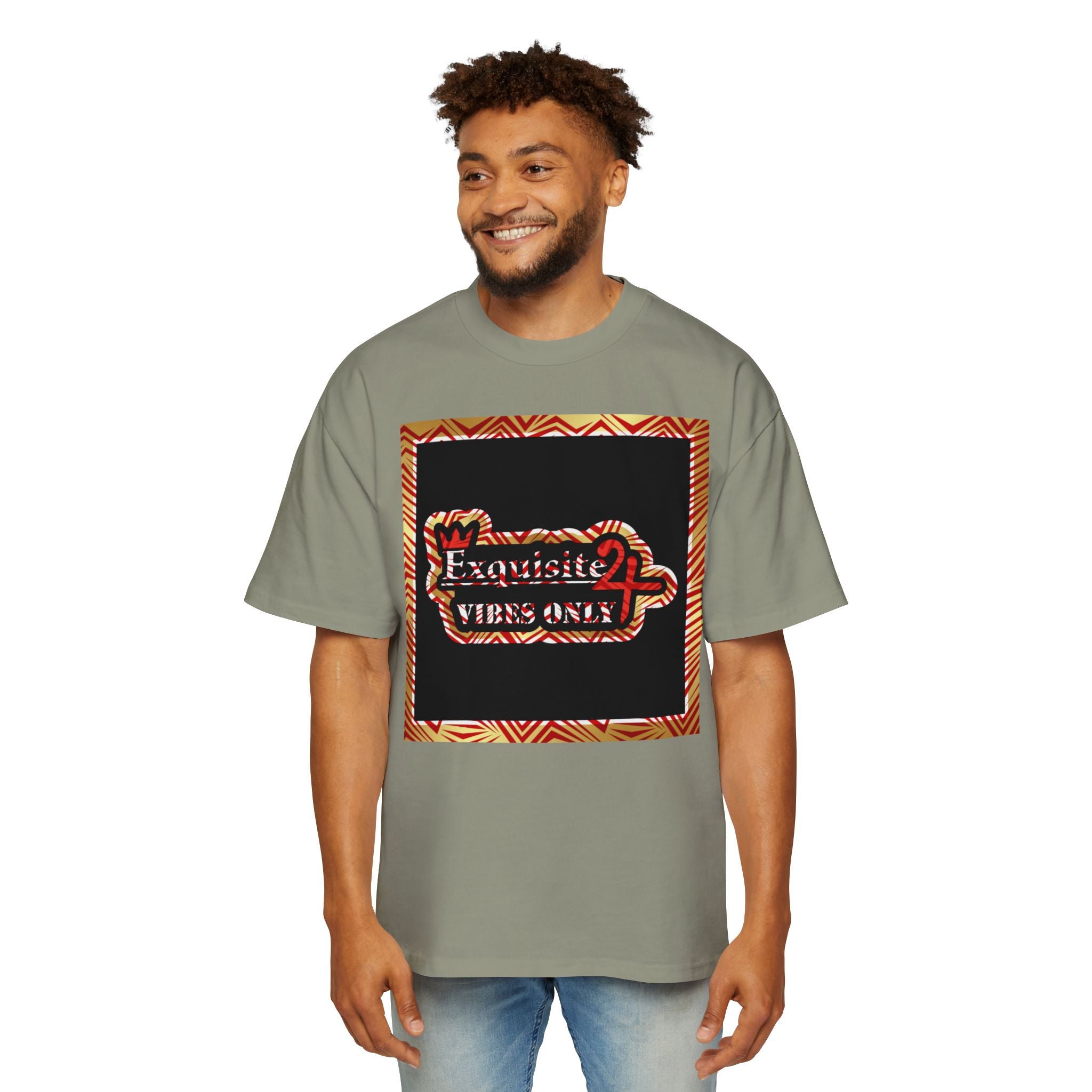 Exquisite 24 Vibes Only Patterned Frame Tee