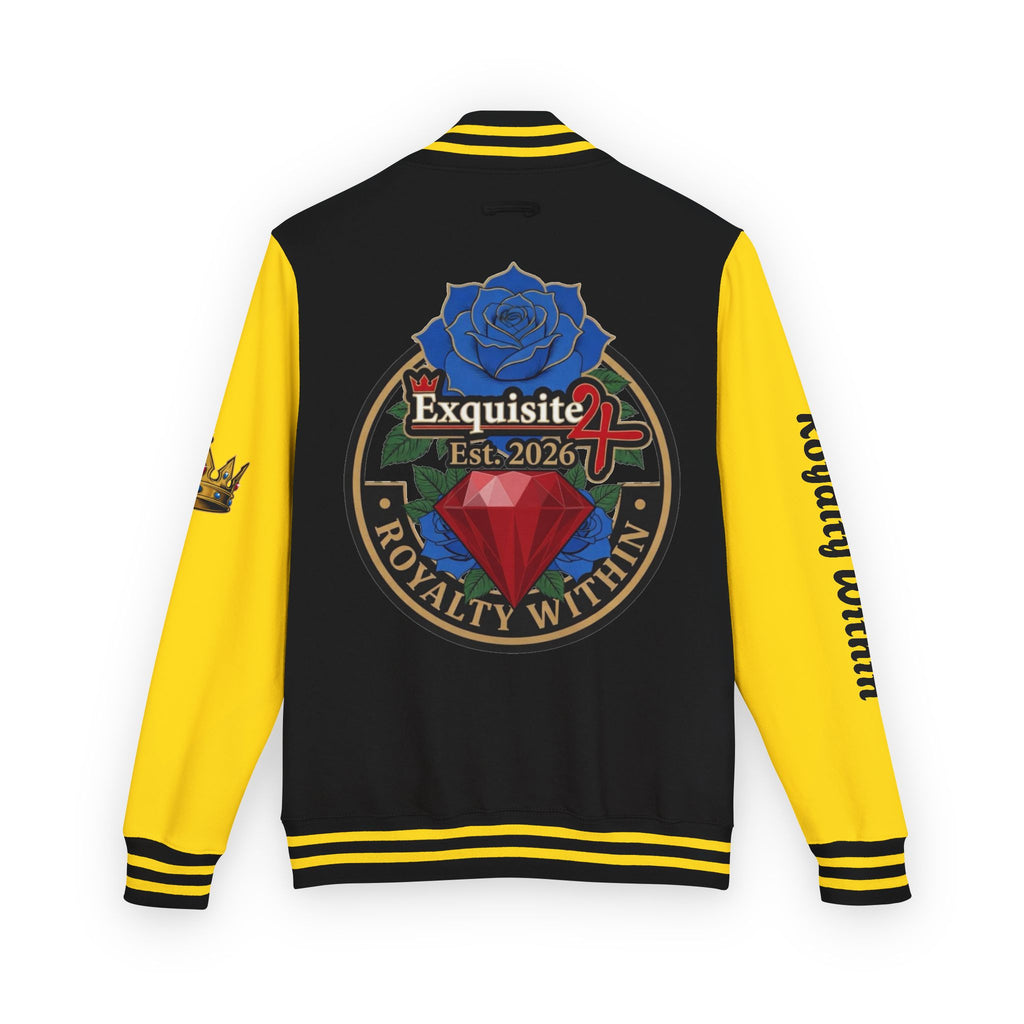 Exquisite 24 Royalty Within Emblem Varsity Jacket
