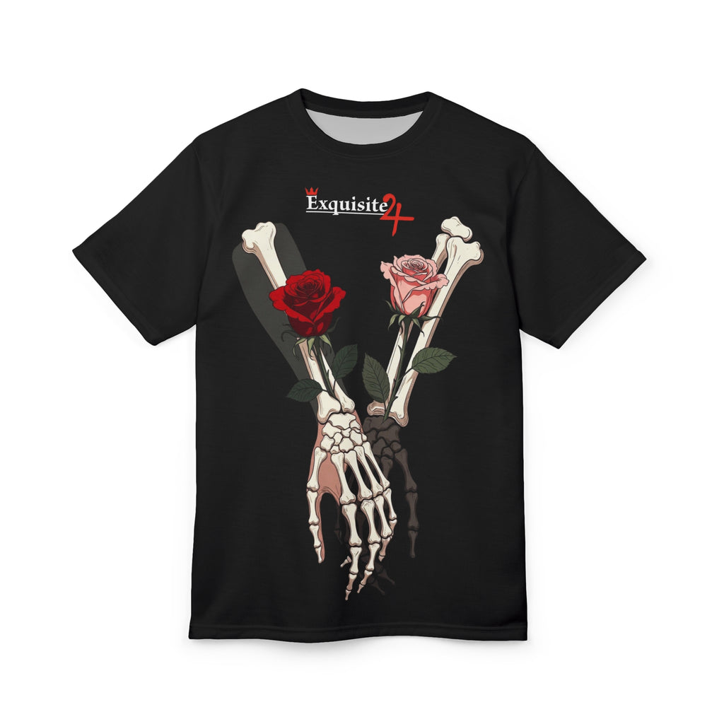 Skeleton Hand Rose T-Shirt — Exquisite 24 Gothic Floral Tee